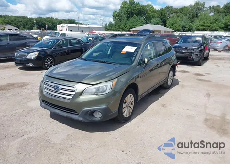 2016 Subaru Outback 2.5I Premium из США, поврежденный, VIN 4S4BSBHC1G3255922